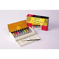 6 Pack: Sennelier French Artists' 8 Color Watercolor Plastic Travel Set