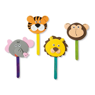 12 Pack: Animal Puppets Foam Activity Kit by Creatology™