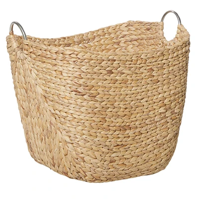 Large Brown Seagrass Contemporary Storage Basket