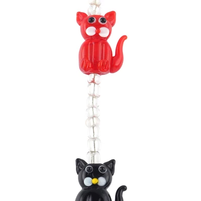 Cat Lampwork Glass Bead Mix by Bead Landing™