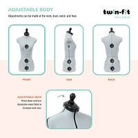Dritz® Twin-Fit Petite Dress Form with Adjustable Tri-Pod Stand