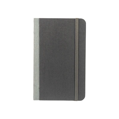 Fabriano® EcoQua Plus Lined Gray Fabric-Bound Notebook