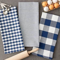 DII® Navy & White Dishtowel Set