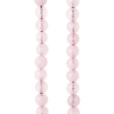 Rose Quartz Round Beads, 8mm by Bead Landing™