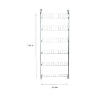 Organize It All 18 Pair Over the Door Shoe Rack