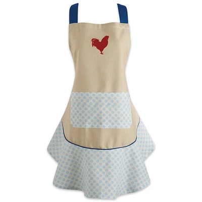 DII® Red Rooster Ruffle Apron