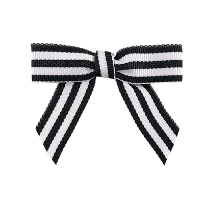 JAM Paper /8" Grosgrain Stripes Twist Tie Bows