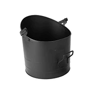 Mind Reader Large Fireplace Bucket with Handle