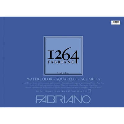 Fabriano® 1264 Spiral Bound Watercolor Pad
