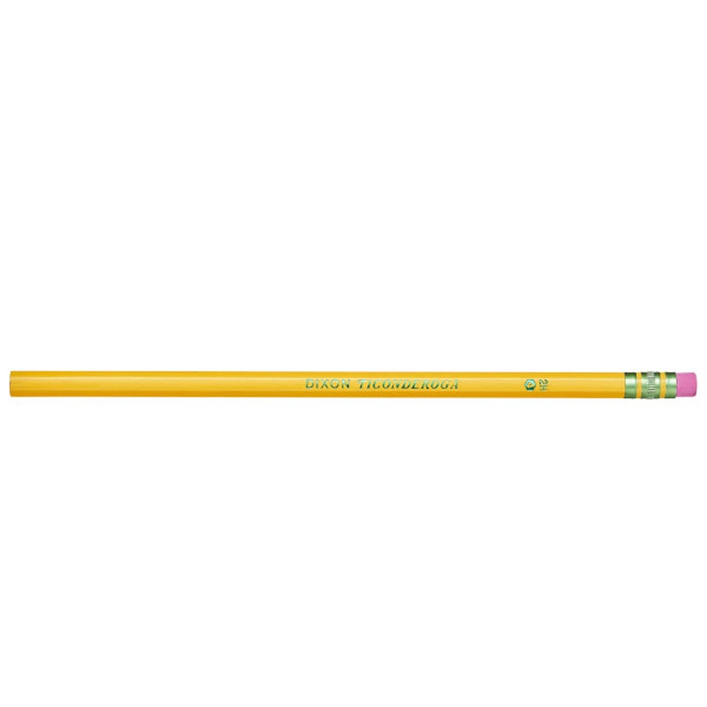 Ticonderoga® #4 Extra Hard Yellow Unsharpened Pencils, 3 Packs of 12