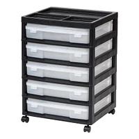 IRIS 5-Case Scrapbook Cart