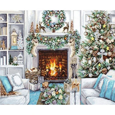 Luca-S Christmas Interior Counted Cross Stitch Kit