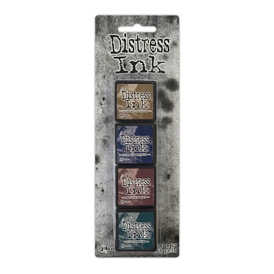 6 Packs: 4 ct. (24 total) Tim Holtz® Distress Ink Pad Mini Kit #12