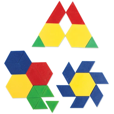 Learning Resources Plastic Pattern Blocks Set