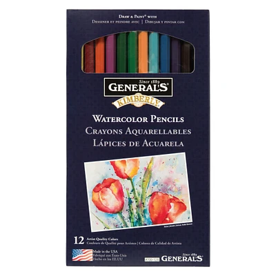 General's® Kimberly® Watercolor Pencil 12 Color Set