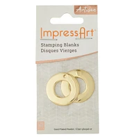 ImpressArt® Artisan™ Gold Plated Washer Blanks