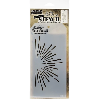Stampers Anonymous Tim Holtz® Burst Layered Stencil