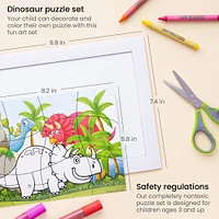 Arteza® Kids Dinosaurs Jigsaw Puzzle Set, 32 pcs