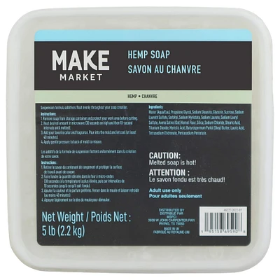 Hemp Soap Base, 5lb. by Make Market®