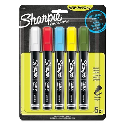8 Packs: 5 ct. (40 total) Sharpie® Standard Medium Point Wet Erase Chalk Markers