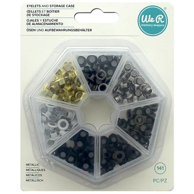 We R Memory Keepers® Metallic Eyelets & Storage Case