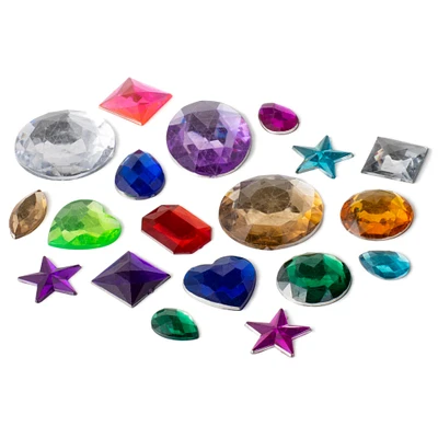 Creatology™ Acrylic Gems, Large Assorted
