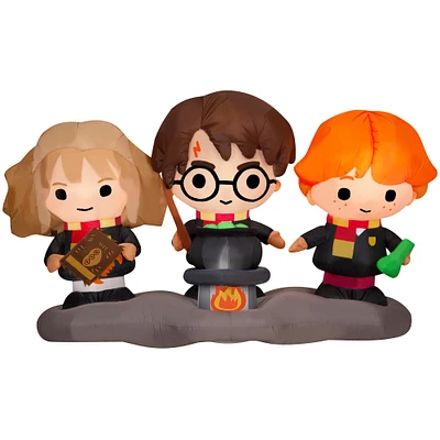 7.5ft. Airblown® Inflatable Harry, Ron, and Hermione with Cauldron