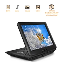 Trexonic 15.4" Portable DVD Player with Swivel LCD Screen