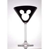 JoyJolt® Disney® 10oz. Luxury Mickey Mouse Crystal Martini Glass, 2ct.