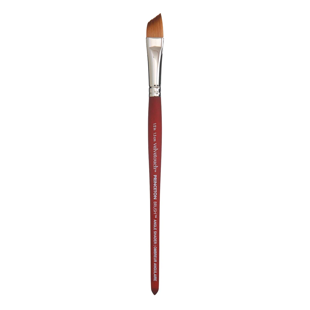 12 Pack: Princeton™ Velvetouch™ Series 3950 Angle Shader Brush