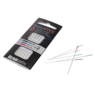 The Beadsmith® ColorEYES™ Beading Needle Set