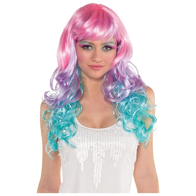 Women's Pastel Rainbow Wig