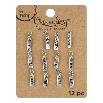 Charmalong™ Inspirational Word Charms by Bead Landing™