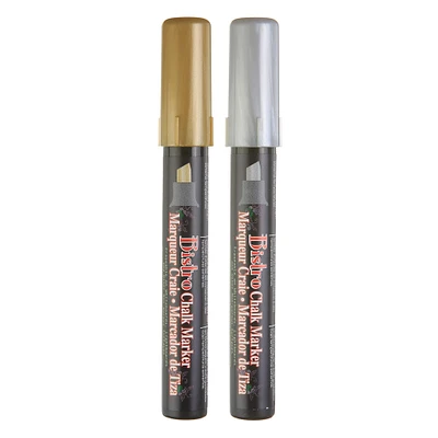 Marvy® Uchida Bistro Chisel Tip Metallic Chalk Markers