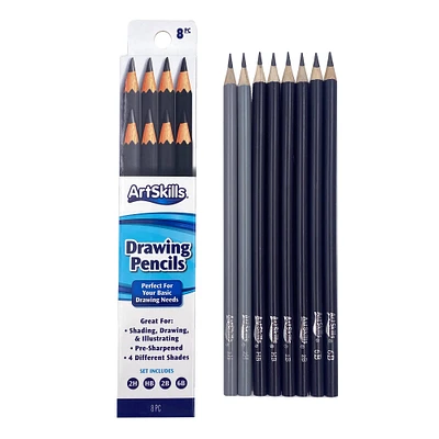 ArtSkills® Graphite Pencils for Drawing and Sketching, 8ct.