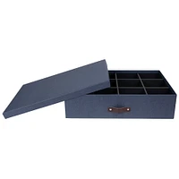 Bigso Jakob Blue 12-Divider Storage Box