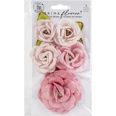 Prima® With Love Collection True Friends Mulberry Paper Flowers