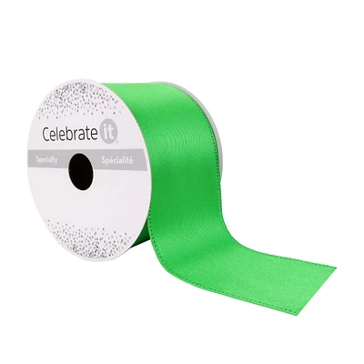 2.5" x 10yd. Satin Wired Ribbon by Celebrate It® Specialty