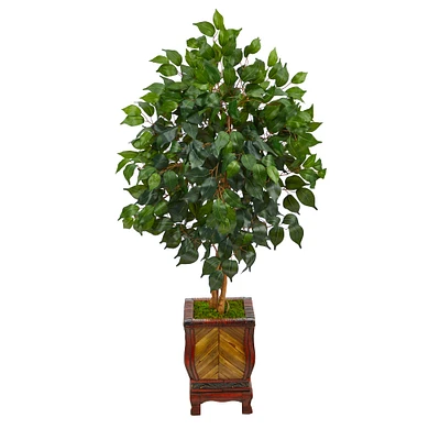 4ft. Ficus Tree in Decorative Planter