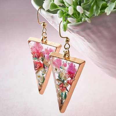 Blue Moon Studio™ UV Resin Craft Gold Drop and Triangle Bezel Charms