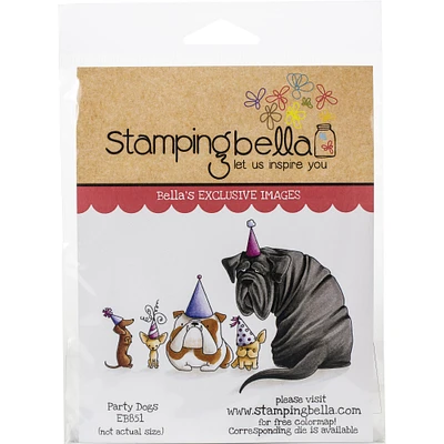 Stamping Bella Party Dogs Cling Stamps