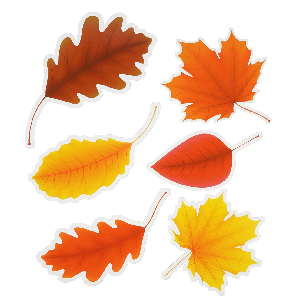 24 Packs: 12 ct. (288 total) Die Cut Fall Leaf Accents by B2C®