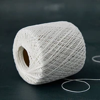 15 Pack: Aunt Lydia's® Metallic White Pearl Crochet Thread™