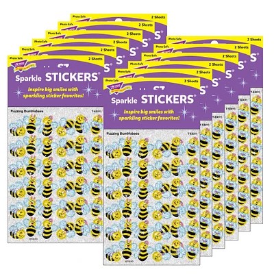 Trend Enterprises® Sparkle Stickers® Buzzing Bumblebees, 12 Packs of 72