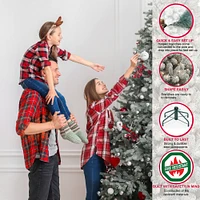 7.5ft. Pre-Lit Bennington Fir Artificial Christmas Tree, Clear Lights