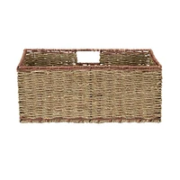 Household Essentials 5 Drawer Seagrass Wicker Storage Unit