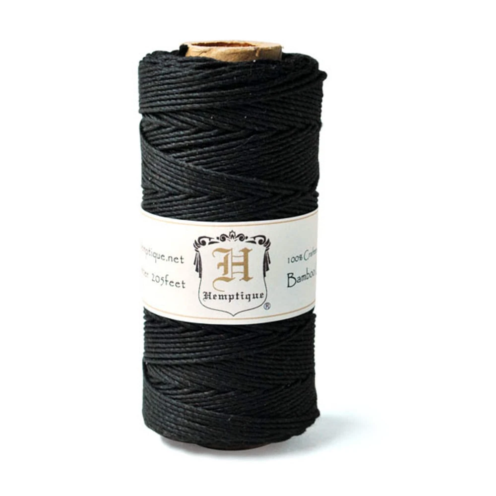 20 Pack: Hemptique® 1mm Bamboo Cord Spool