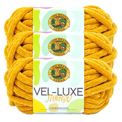 3 Pack Lion Brand® Vel-Luxe Jumbo Yarn