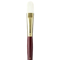 Connoisseur® Pure Synthetic Bristle Long Handle Filbert Brush