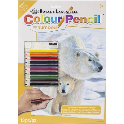 Royal & Langnickel® Polar Love Colour Pencil™ by Numbers Kit